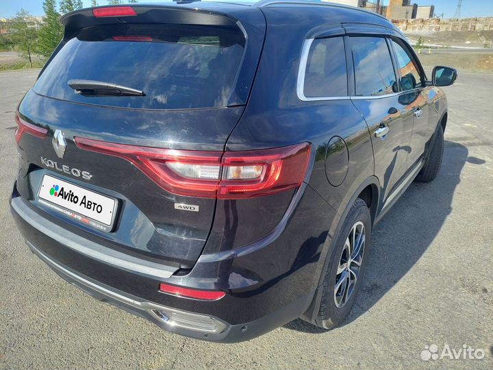 Renault Koleos 2.5 CVT, 2017, 95 000 км