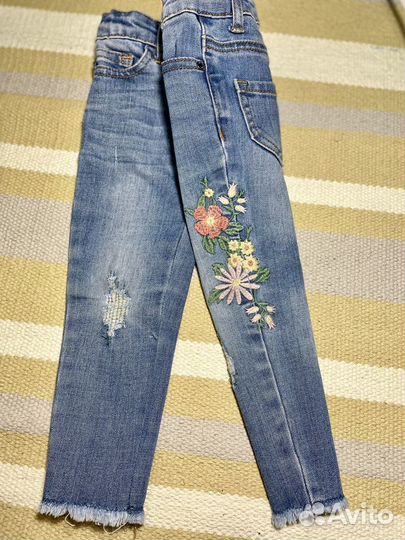 Рубашка и джинсы для девочки