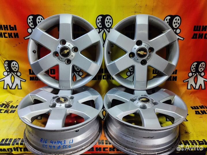 Литые диски R16 4*114.3 dia56.6 et49