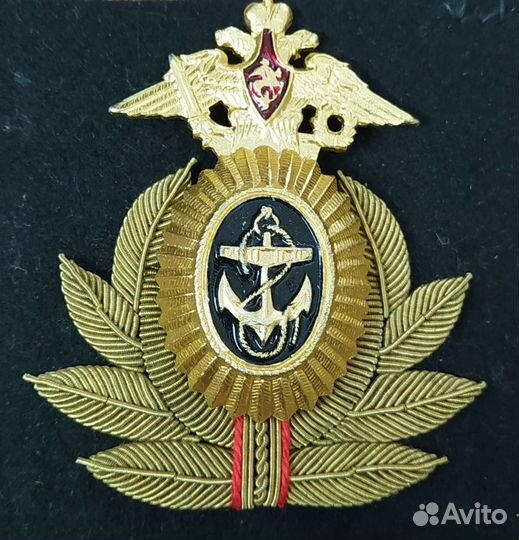 Кокарда (краб) шитая