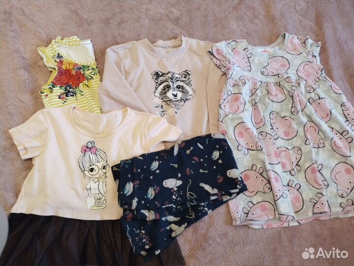 Пакет вещей для девочки 104 110