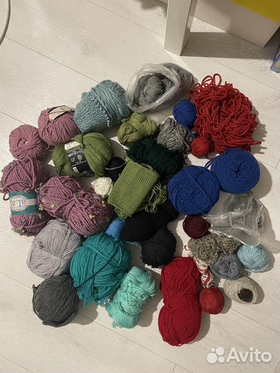 Пряжа разная