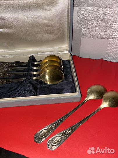 Чайные мельхиоровые ложки