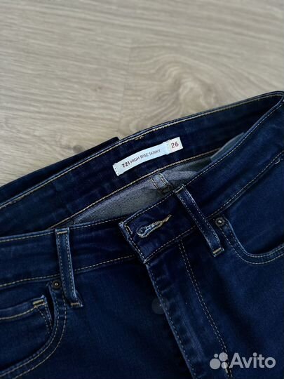 Джинсы женские levis 721 high rise skinny 26