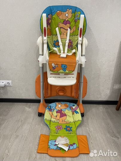 Стульчик для кормления chicco polly 2 в 1