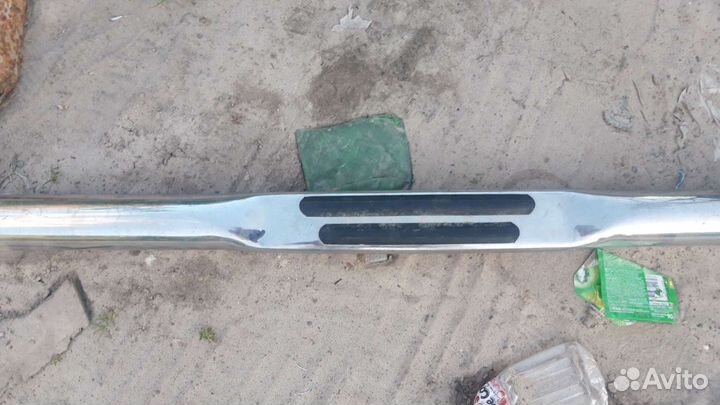 Защита порогов toyota раф 4