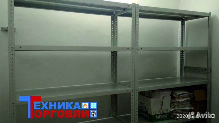 Стеллаж складской металлический архивный