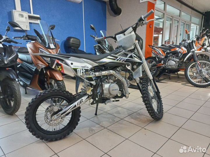 Питбайк Regulmoto Five бело-черный