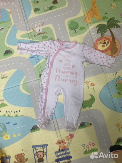 Вещи пакетом на девочку размер 68-74