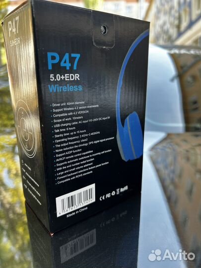 Bluetooth наушники Wireless P47