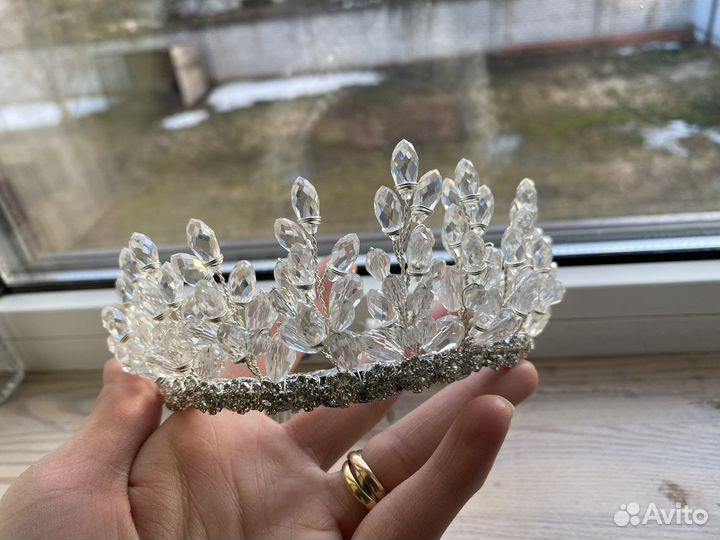 Корона диадема свадебная Zlata