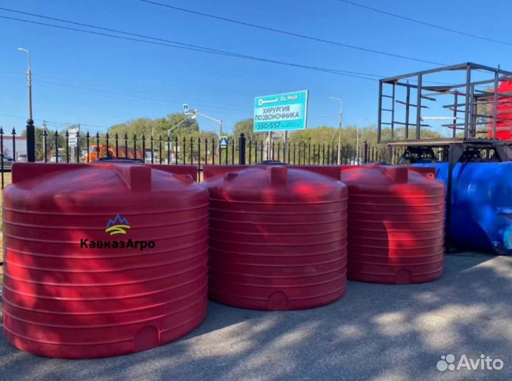 Емкость, баки для воды, 5000л от производителя