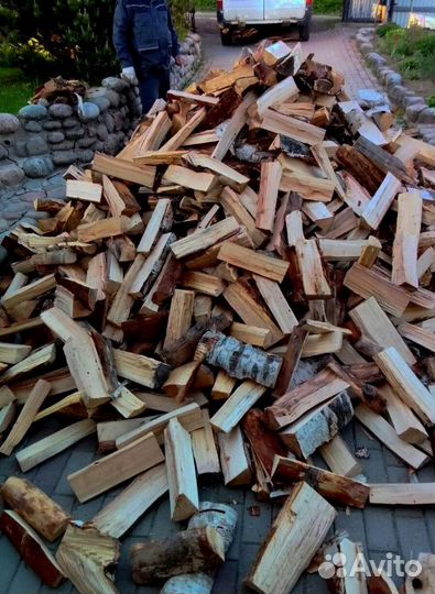 Дрова колотые Береза