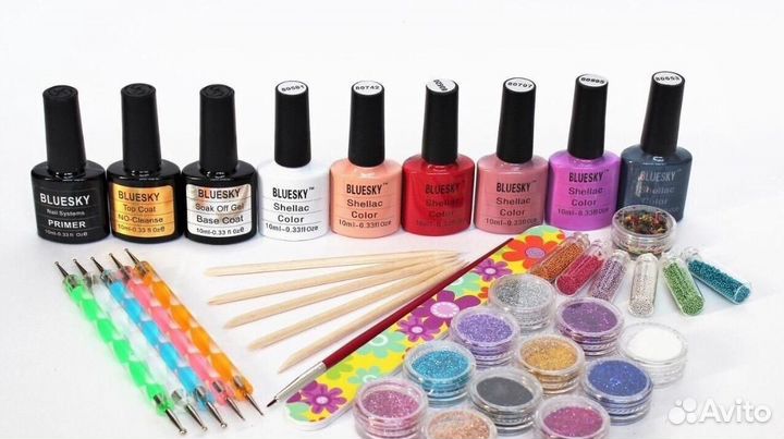 В набор для маникюра без лампы