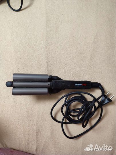 Плойка тройная для волос