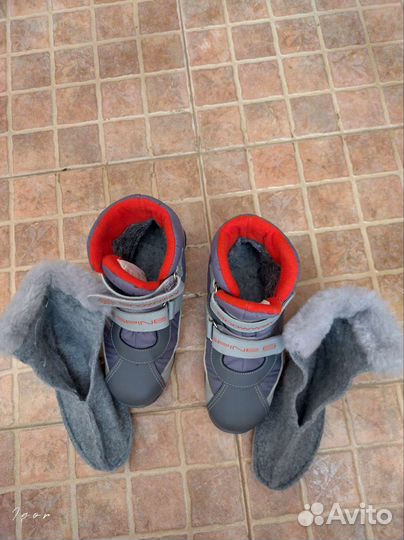 Беговые лыжи 140 см OW ботинки 32-34 р крепления