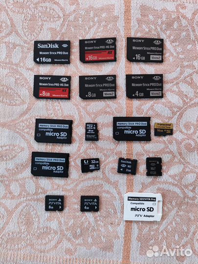Оригинальные Карты Памяти Для Sony PSP & PS Vita