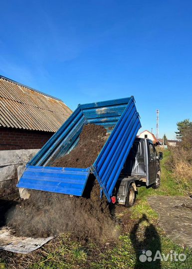 Чернозем с доставкой на мини самосвале