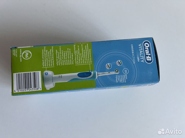 Электрическая зубная щетка oral b vitality