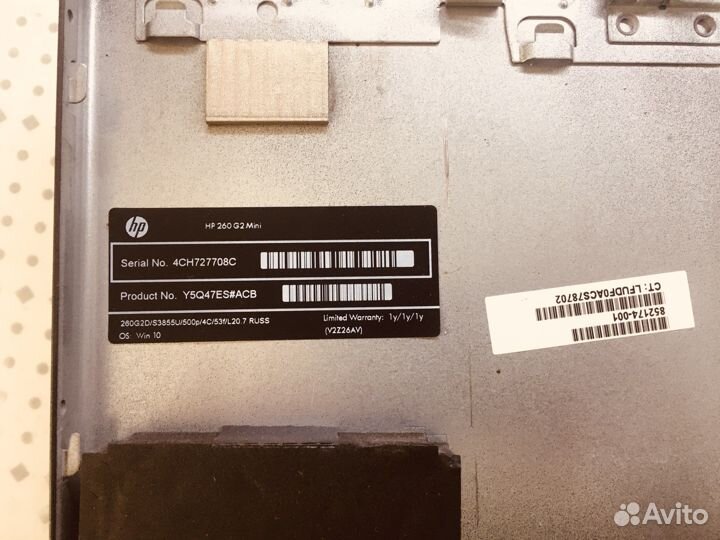 Hp 260 g2 mini на запчасти