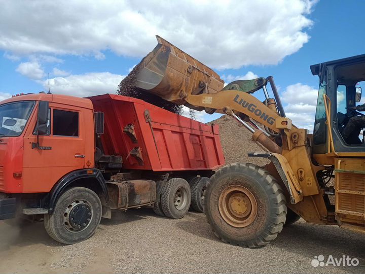 Доставка песок, чернозём, щебень, навоз, пгс