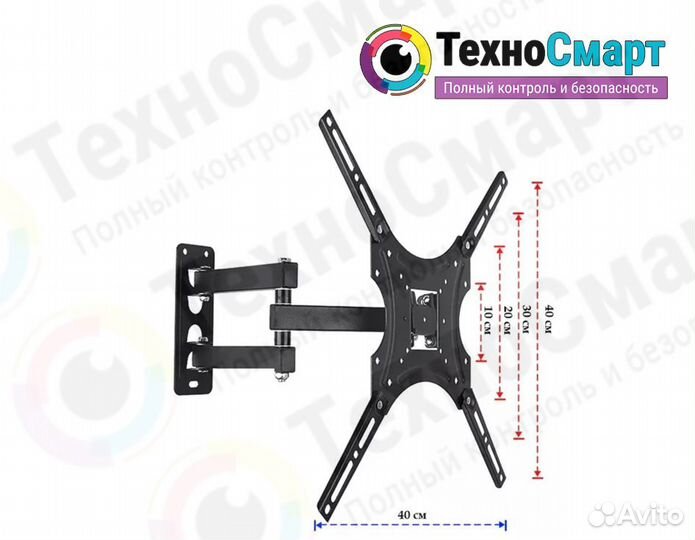 Кронштейн тв X400 (32