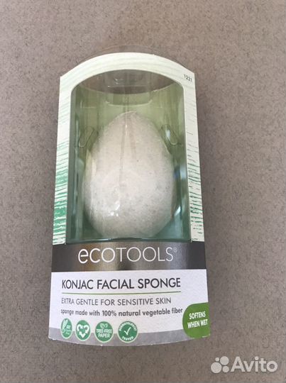 Очищающий спонж конжак для умывания с I-herb
