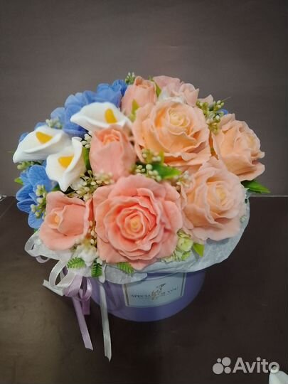 Букет цветов из мыла