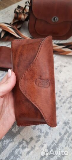 Чехлы для очков кожаные