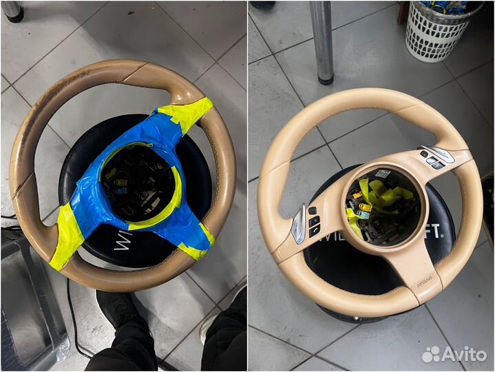 Восстановление и окрас рулей