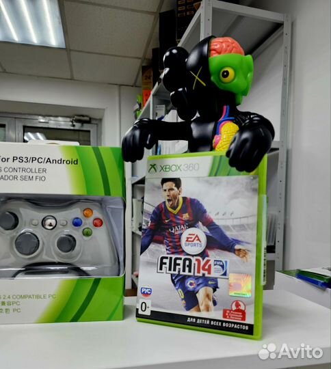 Xbox 360 250 gb 2 геймпада+ fifa 14