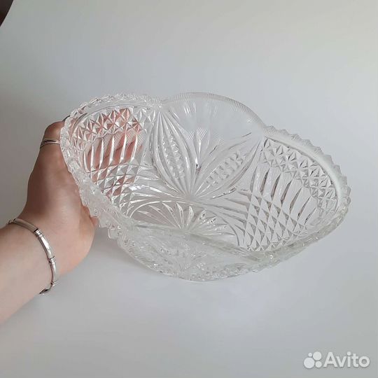 Ваза хрустальная большая СССР