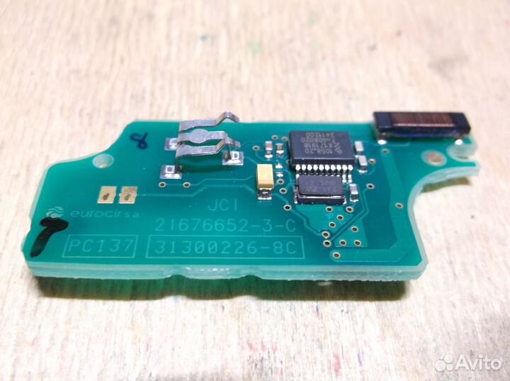 Пежо/Ситроен плата чип ключа JCI 21676652-3-C
