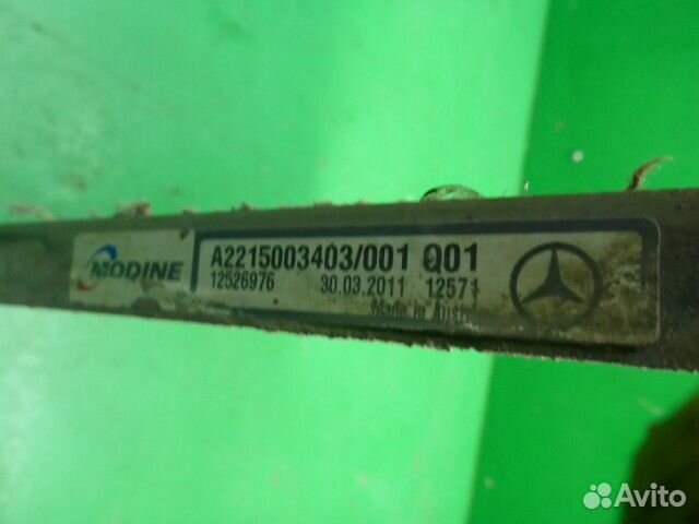 Радиатор охлаждения дополнительный Mercedes-benz W