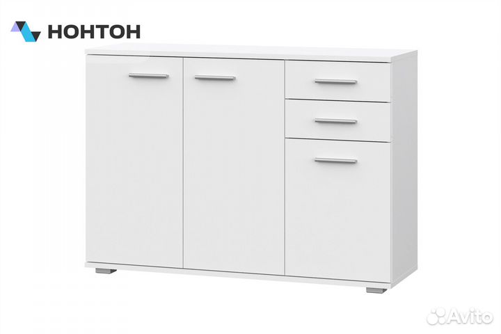 Комод Fun кд-3 белый