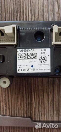 Блок, рамка климата Passat