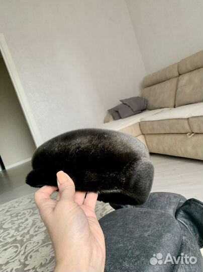 Норковая мужская кепка