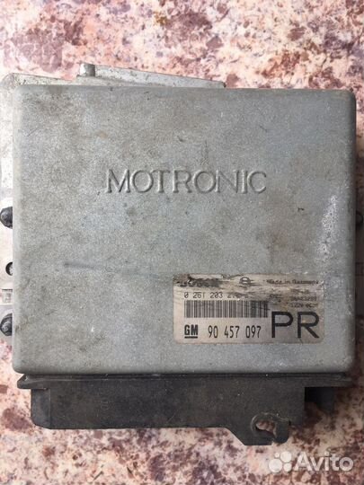 Эбу motronik Bosch