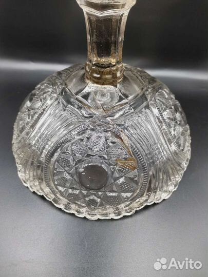 Ваза на ножке Стекло Винтаж 20-е годы