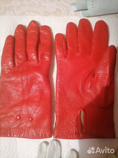 Женские кожаные перчатки СССР
