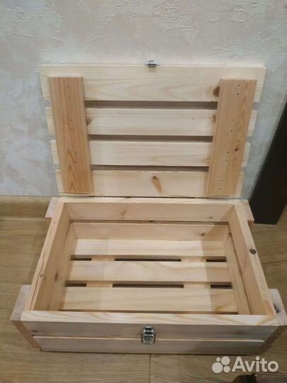 Ящик деревянный подарочный