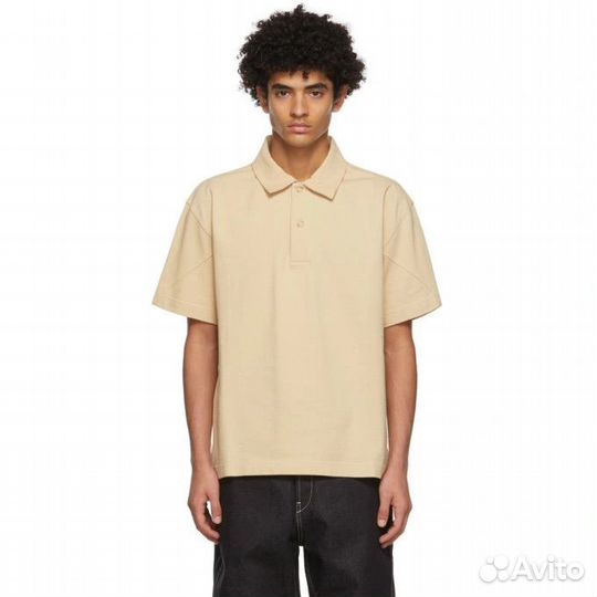 Поло Jacquemus Beige Le Polo Terraio L