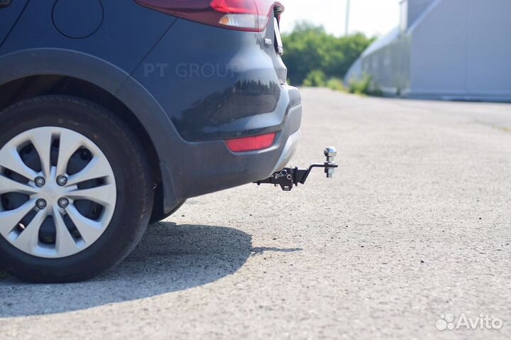 Фаркоп /съемный квадрат/ Kia Rio X-line с 2017