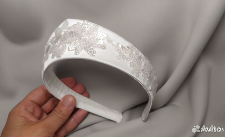 Кокошник ободок свадебный