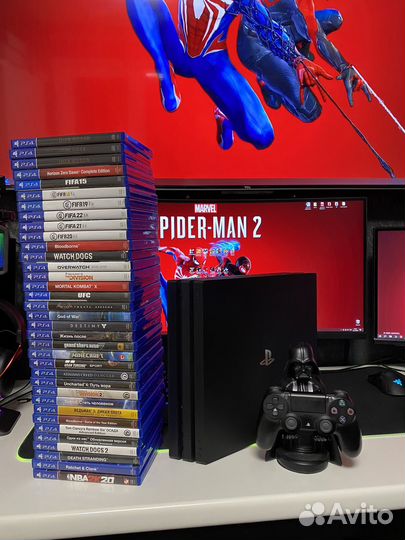 PS 4 slim / pro 1tb + 700 игр