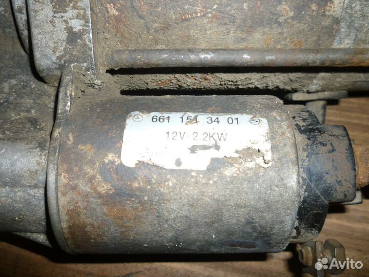 Стартер OM662 SsangYong Musso 2.9