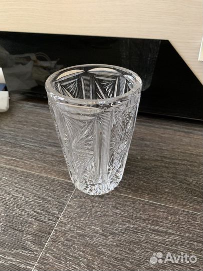Хрустальная ваза времен СССР