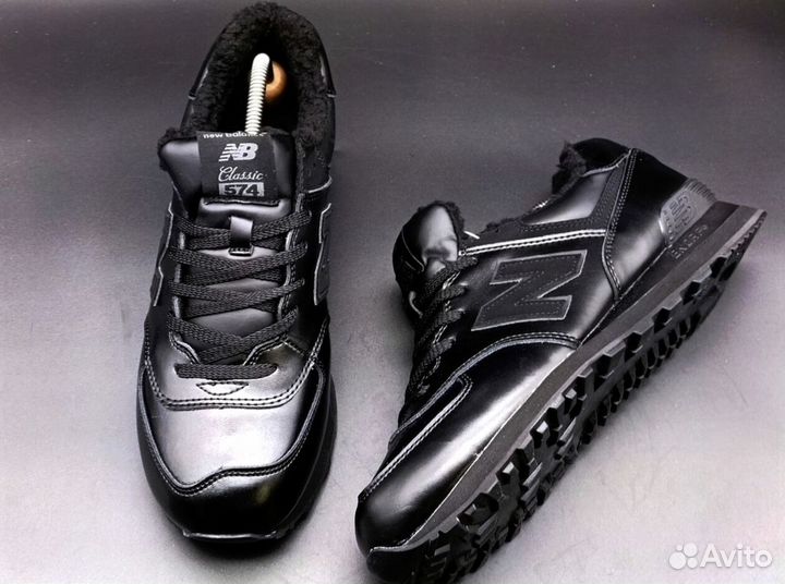 Мужские кроссовки new balance 574 зимние