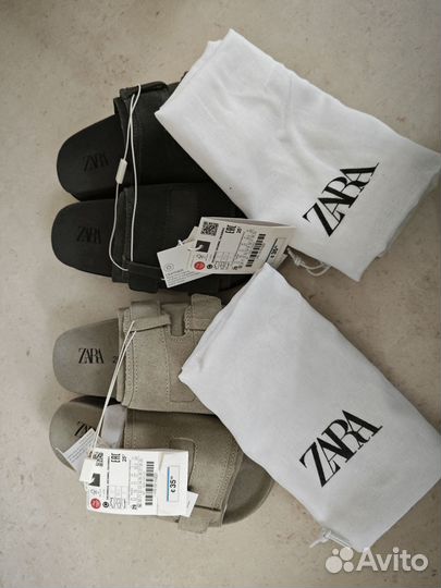 Эспадрильи детские Zara замша 29рр