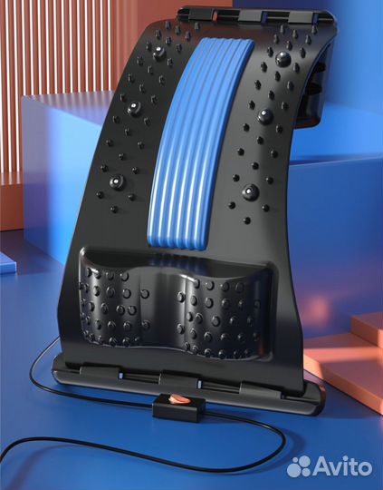 Массажер для спины шеи поясницы Мостик с эл массаж